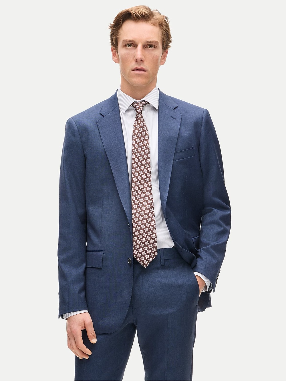 J. CREW Ludlow Slim-fit suit jacket in Italian worsted wool Mariner 36 S BZ634